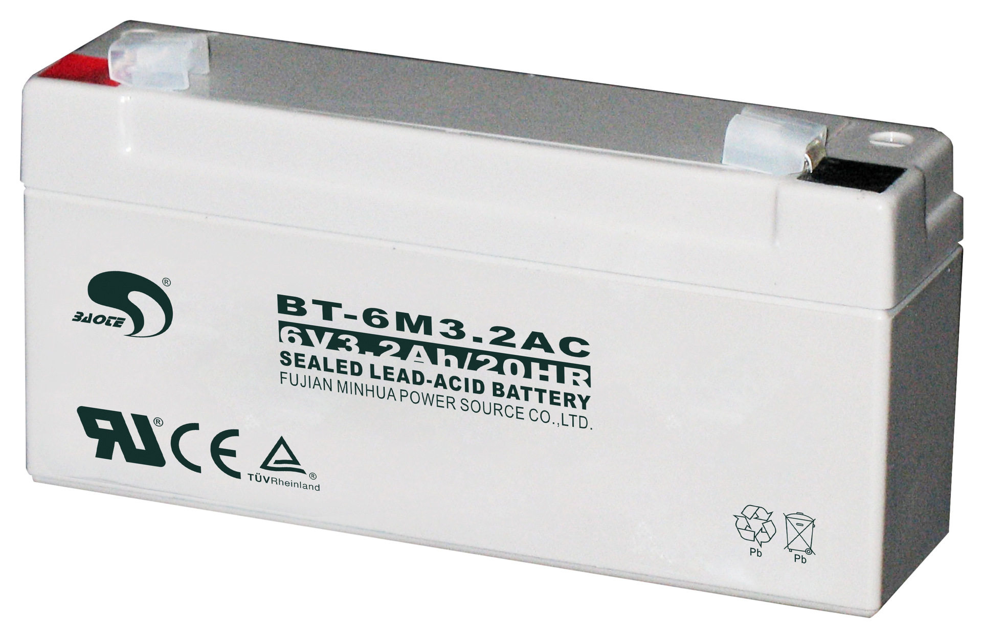 赛特BT-6M3.2AC 6V3.2AH吊钩秤电池 四轮定位仪电池