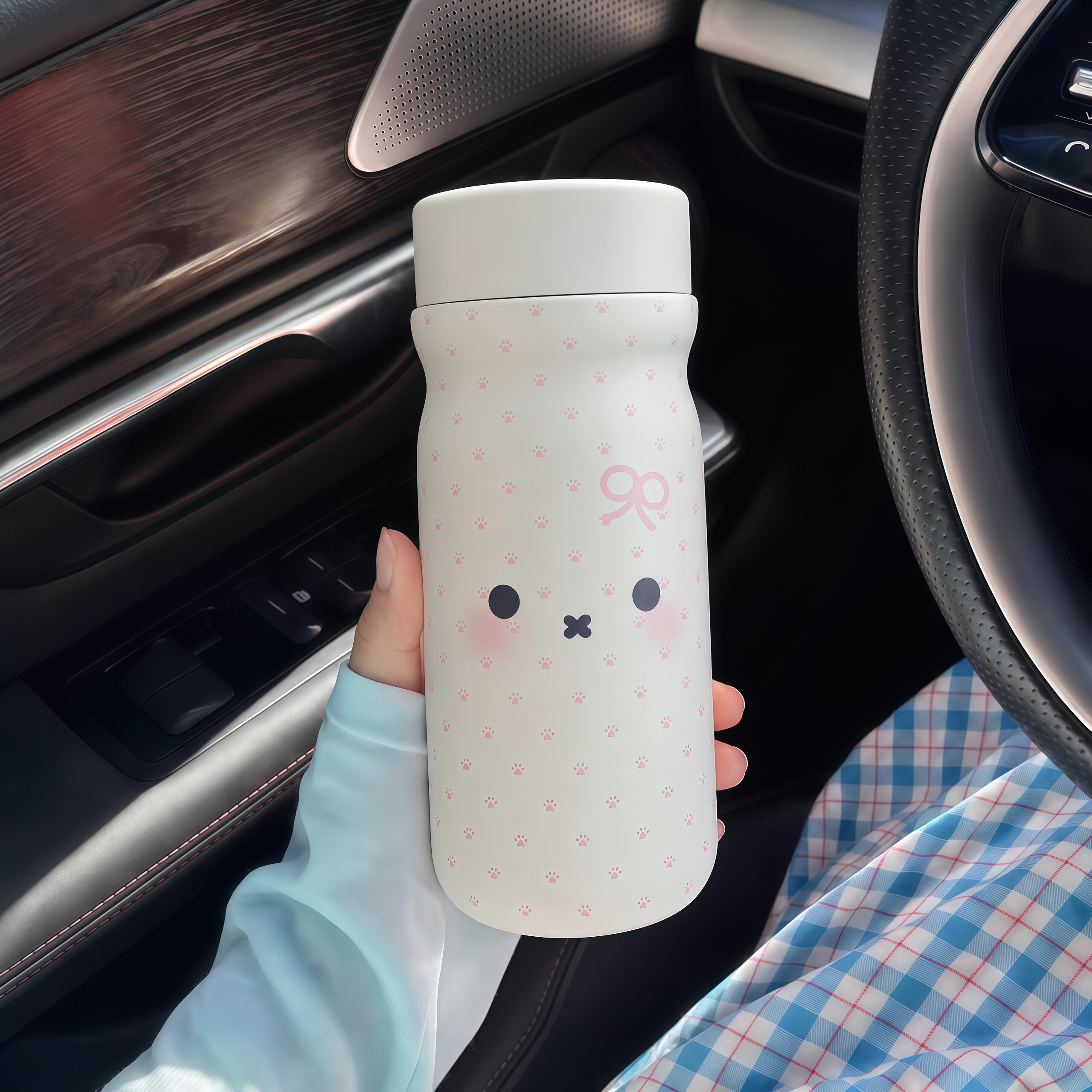 小容量保温杯可爱女生高颜值牛奶随身杯小巧便携少女心带茶隔水杯