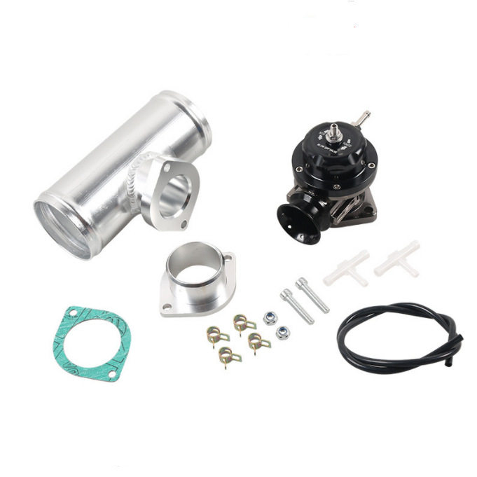 含税汽车改装配件TYPE-RS 涡轮排气阀 BOV+2.5" 法兰管泄气阀套件