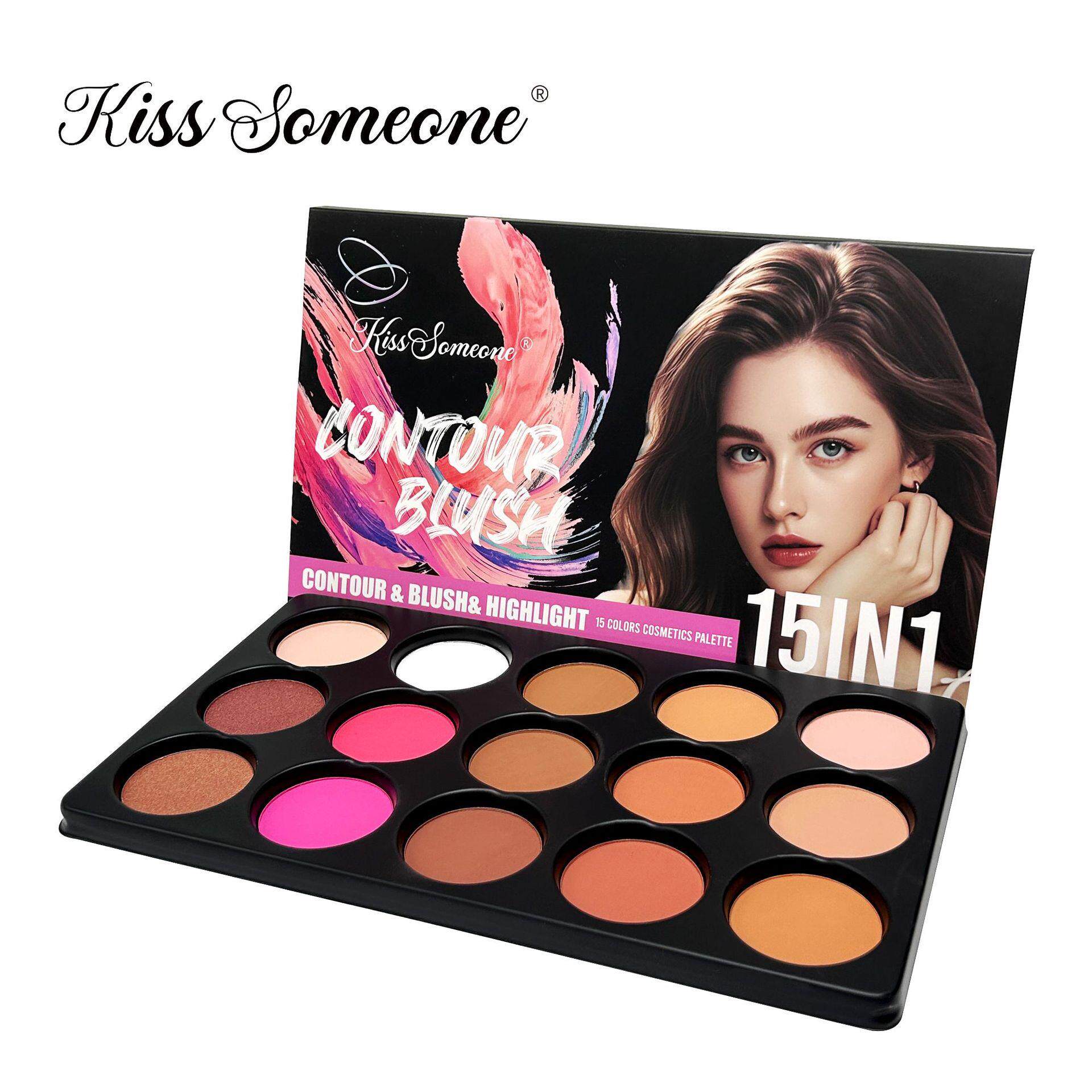 15 Colors All-in-one Matte Powder Makeup Palette 15色眼影盘