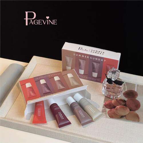Butter Lip Gloss 4Pcs Set 黄油唇釉四件套滋润保湿有色润唇蜜