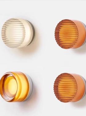 纽扣壁灯现代简约酒店走廊客厅过道led灯中古民宿卧室镜前灯防水