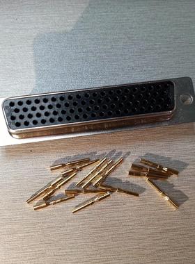 新品DB型78PIN镀金接插件母头 矩形四排压线式1-1757824-1连接器