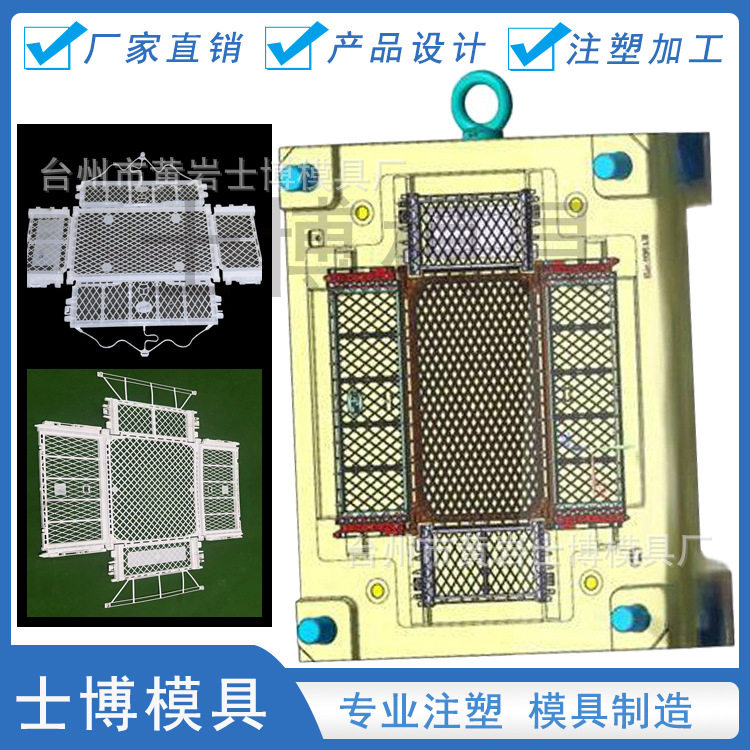 承接折叠收纳整理箱模具 塑料周转筐垃圾桶注塑厂家直销抽屉式