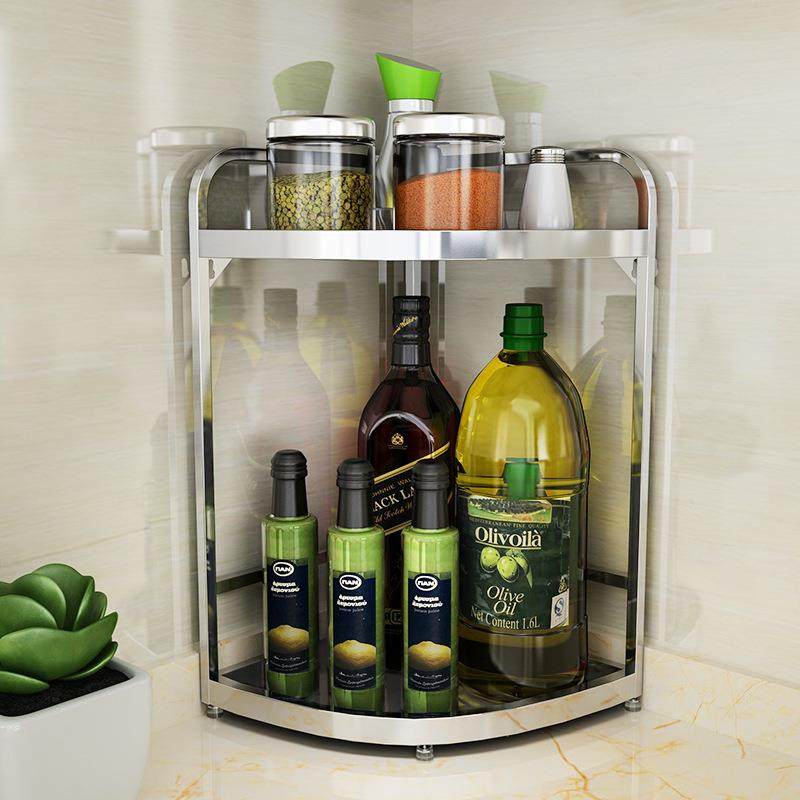 304不锈钢多层厨房置物架落地架调味架三角架厨具整理收纳转角架,厨房/烹饪用具,抹布架/厨房清洁收纳架,淘宝优惠券,粉丝福利购,淘宝优惠卷