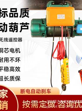国标钢丝绳电动葫芦操作灵活1吨2吨吨5吨10吨CD1/MD1型厂家直销