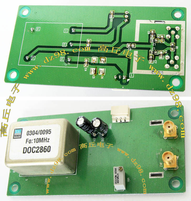 DOC2860 10MHz 输出频率可微调 恒温晶体振荡器 拆机 二手
