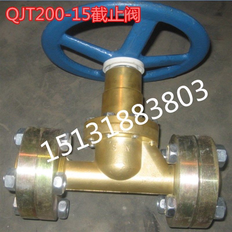 直通式截止阀 QJT200-15型总阀 氧气总阀 管路总阀门 法兰总阀