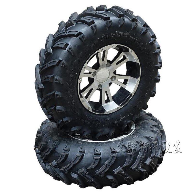 四轮卡丁车沙滩车25X8-12 25X10-12寸轮胎刀锋铝轮毂总成越野胎