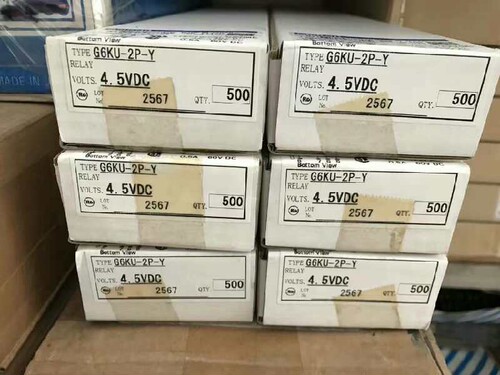全新原装继电器G6KU-2P-Y-4.5VDC DC4.5V 8脚一绕组闭锁型