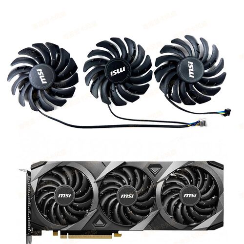 MSI微星RTX 3060 3060ti 3070 3080 3090 VENTUS万图师显卡风扇