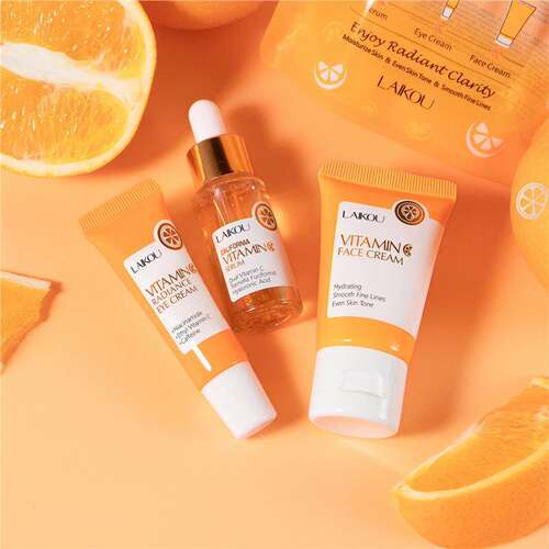 Hydrating Nourishing VC Facial Kit 3PCS清爽维C三件套长效保湿