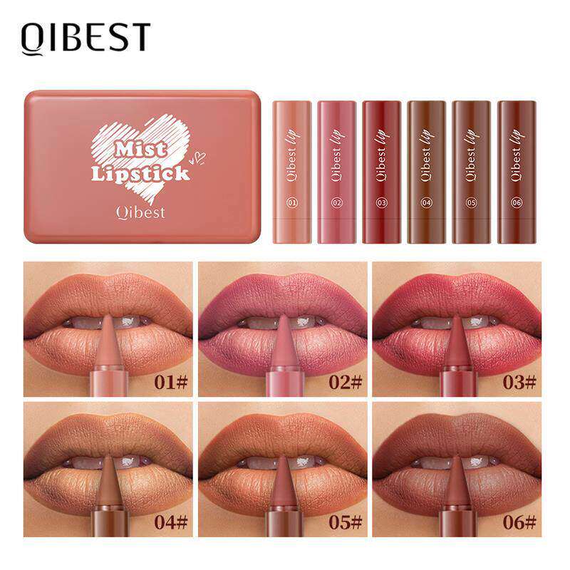 Retractable Lip Liner Set 旋转口红笔套装 雾面哑光 持久易上色