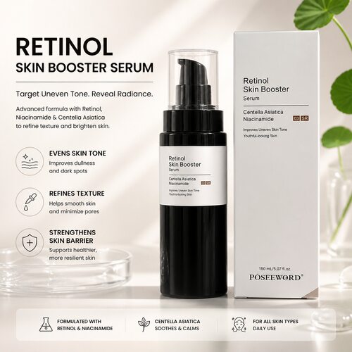 跨境爆品视黄醇精华液Retinal Skin Booster Serum润肤精华液补水