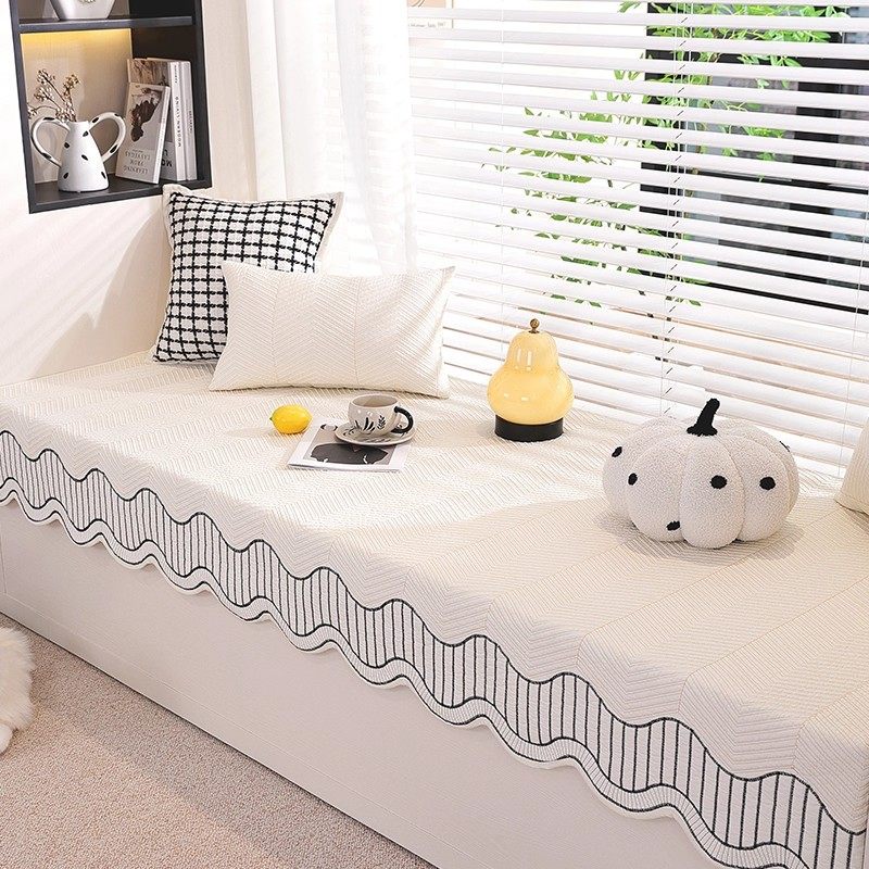 日本主卧飘窗垫窗台垫四季通用轻奢高级感纯棉飘窗专用垫盖布,居家布艺,飘窗垫,淘宝优惠券,粉丝福利购,淘宝优惠卷
