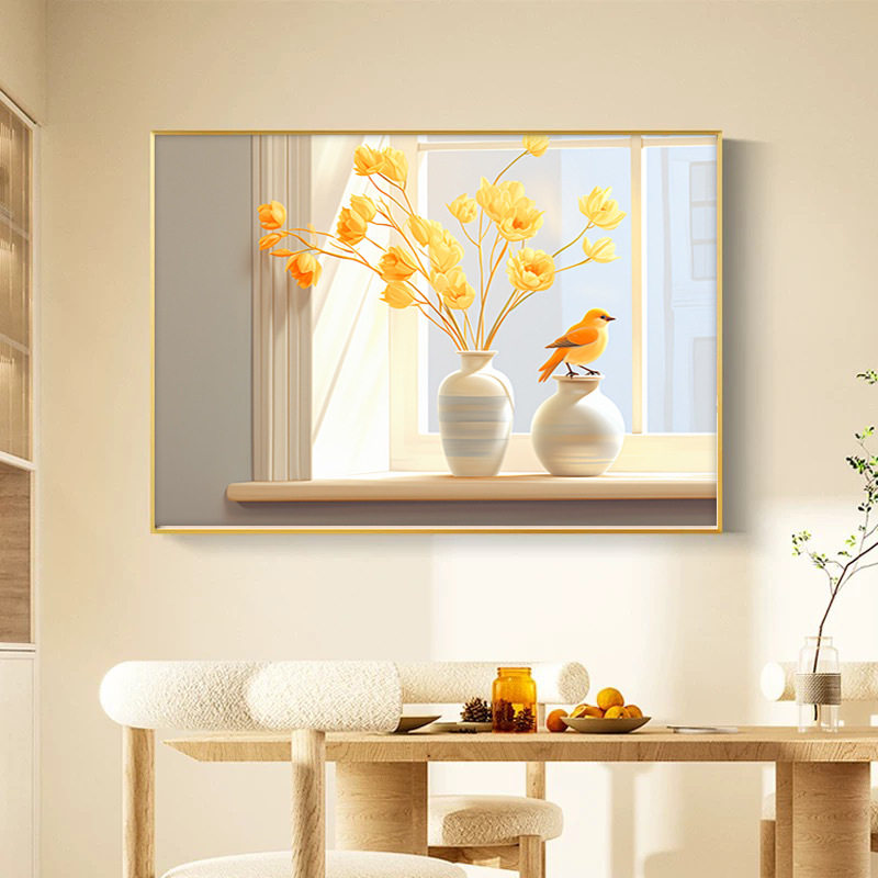 小清新花卉装饰画客厅餐厅墙壁挂画温馨吃饭厅壁画现在简约玄关画,家居饰品,现代装饰画,淘宝优惠券,粉丝福利购,淘宝优惠卷