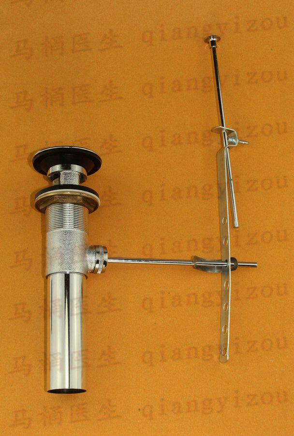 卫浴洗脸盆去水器配件 全铜提拉式洗手盆下水器 陶瓷台盆面盆落水