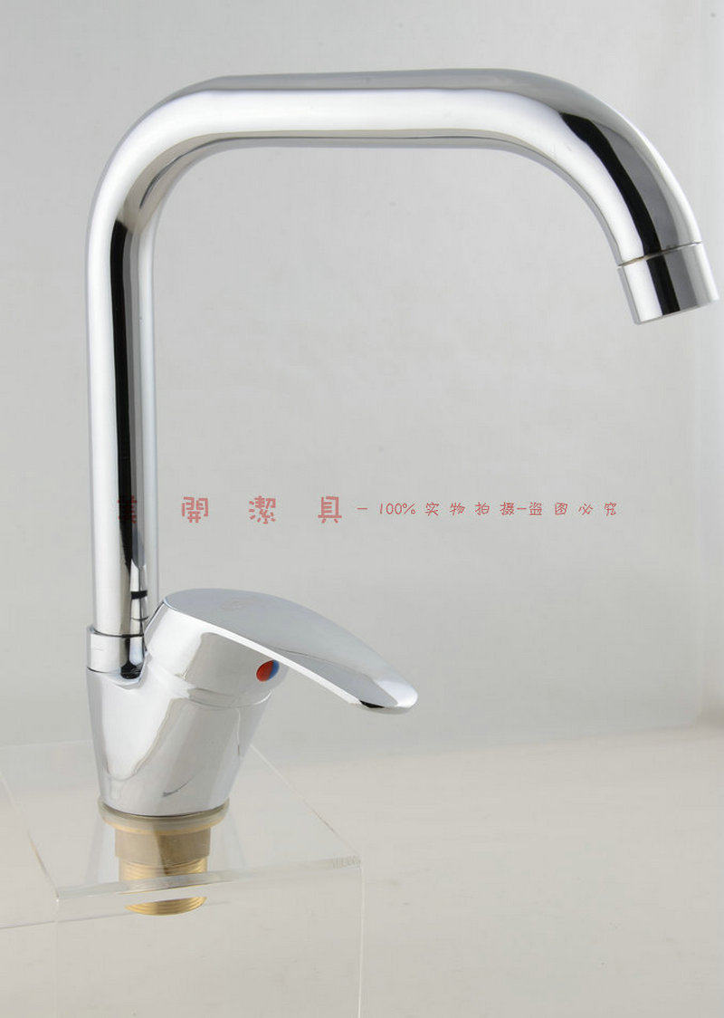 包邮全铜厨房水龙头/厨房龙头/水槽/洗菜盆/冷热 冷暖 可旋转送管