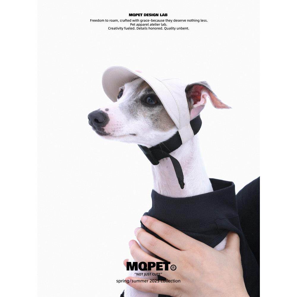 MQPET毛球派对 宠物猫狗棒球帽子 夏季遮阳帽小灵缇雪纳瑞德文