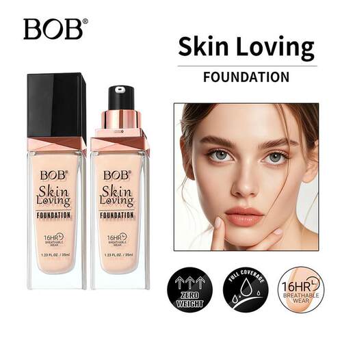 Oil Control Liquid Foundation 持妆粉底清透自然遮瑕保湿彩妆