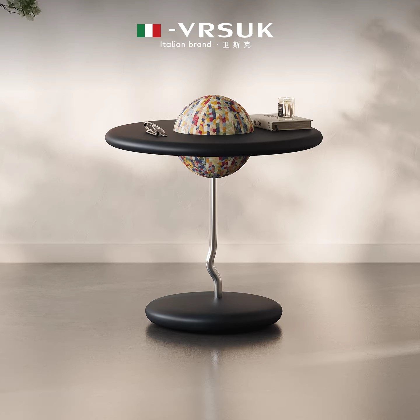 【自营】VRSUK意式简约创意沙发边几卧室畅销艺术床边柜专利茶几,住宅家具,角几/边几,淘宝优惠券,粉丝福利购,淘宝优惠卷