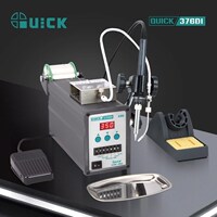 QUICK快克376DI破锡电焊台376DI-150W脚踏出锡焊台手动出锡焊接