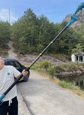 德国进口电动高枝锯多功能加长杆电动修枝锯剪电锯充电式锯树高空