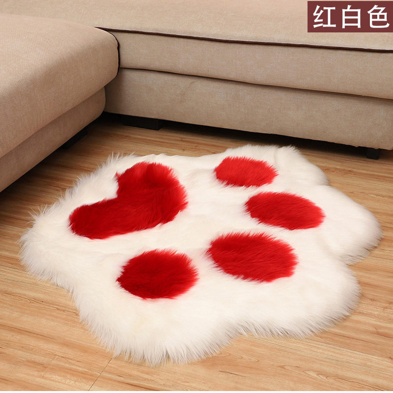 「次日达」熊掌地毯卧室动物脚掌形状客厅地垫床边长毛绒全铺,床上用品,布艺蛋糕/蛋糕毛巾,淘宝优惠券,粉丝福利购,淘宝优惠卷
