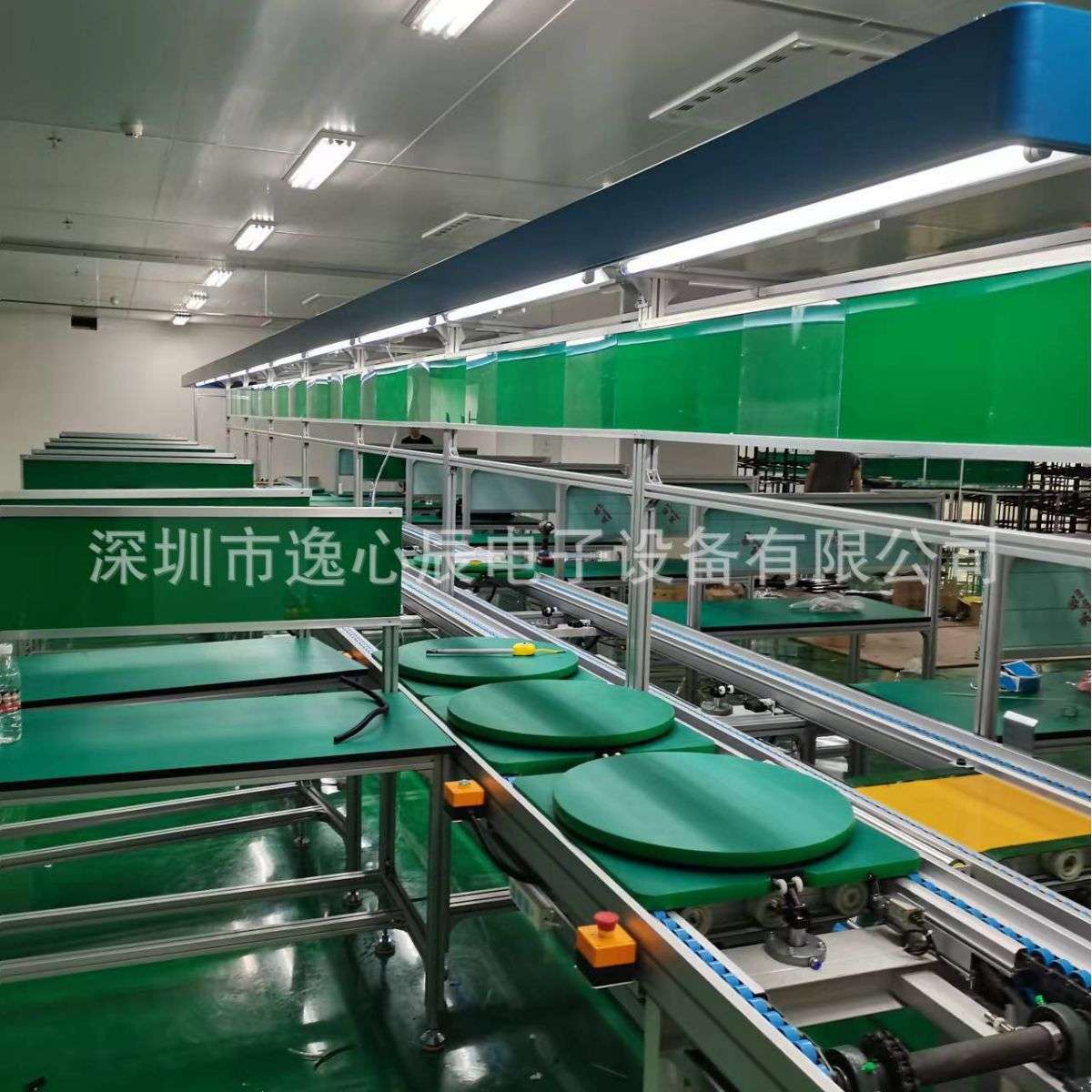 总装线方案设计电动按摩器生产制造综合型流水线全套设备制作建模