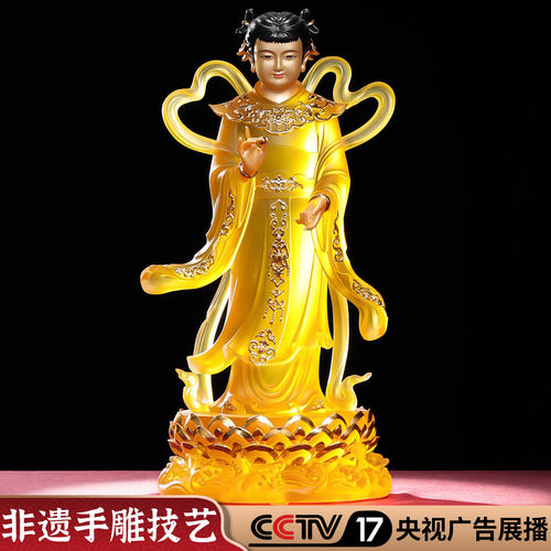 【佛像爆款】协侍善财童子龙女