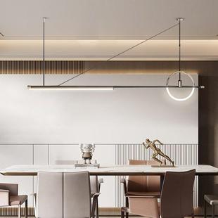 北欧简约长条餐厅吧台吊灯商业办公空间设计师样板间展厅家用灯具