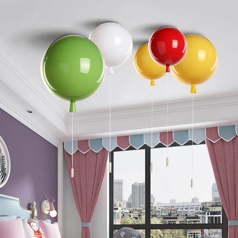 女孩房灯led温馨浪漫卧室吸顶灯创意餐厅灯彩色气球艺术顶灯,家装灯饰光源,客厅吸顶灯,淘宝优惠券,粉丝福利购,淘宝优惠卷