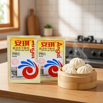 安琪面包酵母耐高糖和低糖高活性干酵母面包机用酵母粉烘焙原料5g