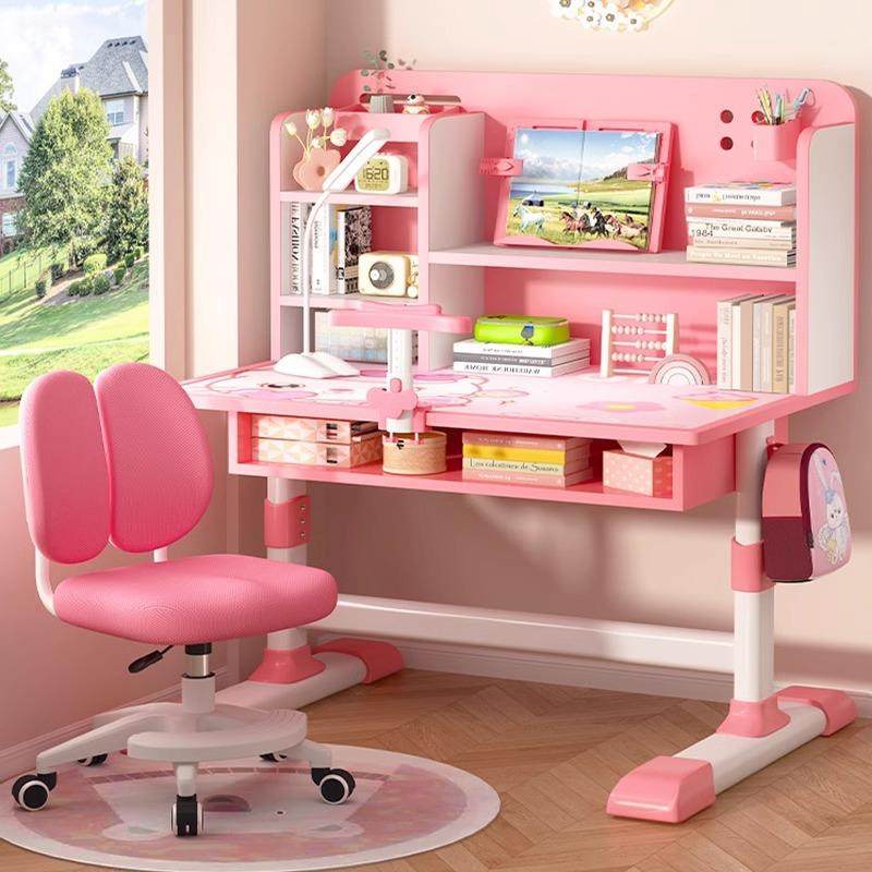 可升降一整套家用写字书桌实木课桌椅套装写作业小桌子儿童学习桌,住宅家具,儿童学习桌,淘宝优惠券,粉丝福利购,淘宝优惠卷