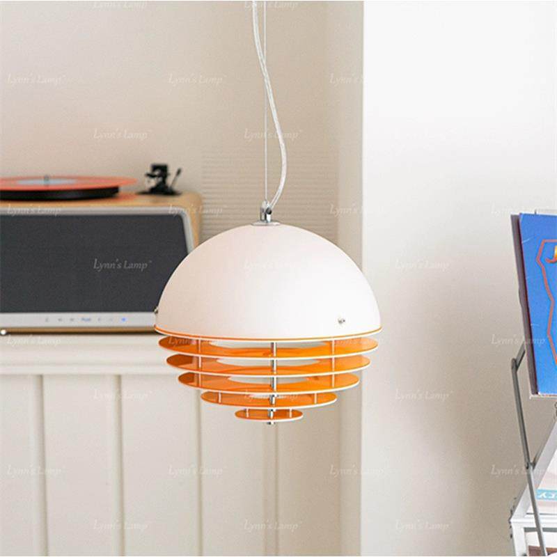 北欧创意日落橙色餐厅MCM吊灯客厅包豪斯吧台岛台孟菲斯中古吊灯,家装灯饰光源,智能吊灯,淘宝优惠券,粉丝福利购,淘宝优惠卷