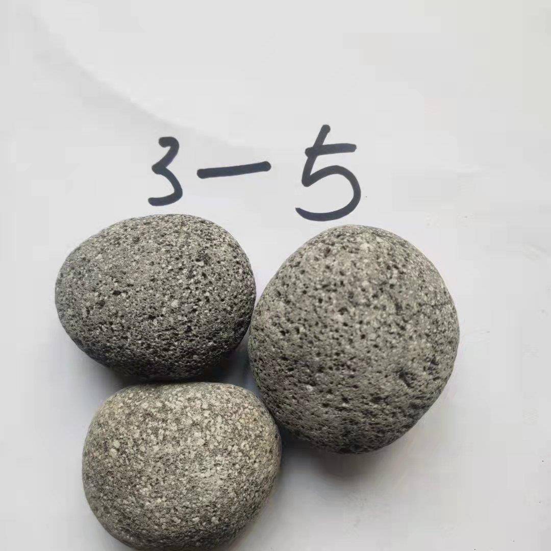 桑拿石硬质磨圆扩香石用卵石 园林造景火山岩玄武岩卵石现货