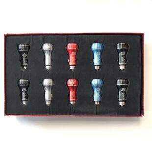 4.8A快速充电头车品优车载充电器 充电头套装 合金充电器双USB