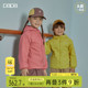 儿童棉服男女童加厚保暖雪丽棉连帽棉衣 papa爬爬冬季 商场同款