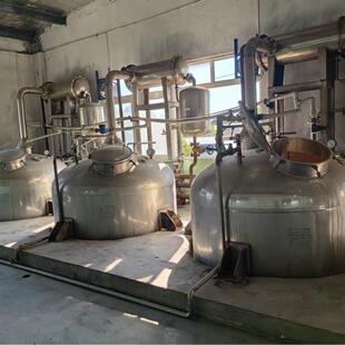 二手6吨中药回流浓缩提取罐 二手1000升醇沉发酵提取罐回收