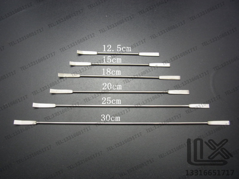spatulas stainless steel 304# ROUNDED AND BEND UP AND SQUARE - 实物图
