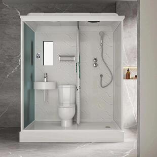 亚克力一体式整体集成卫浴淋浴房干湿分离