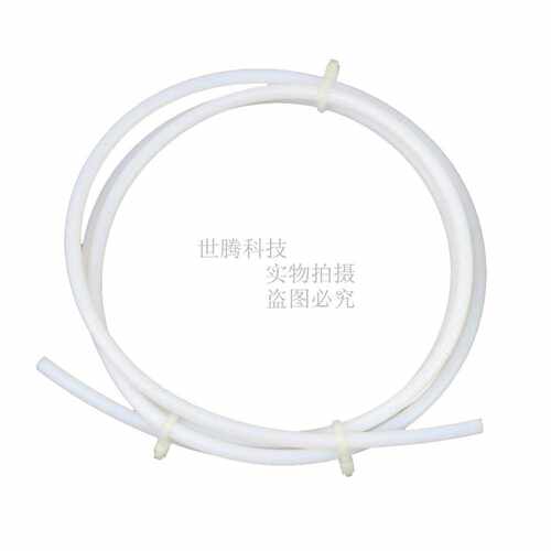3D打印机配件 白色PTFE四氟管铁氟龙管 远程导料送料管耐高温