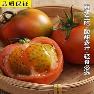 草莓西红柿净重4.5斤酸甜多汁水果西红柿 团长专享