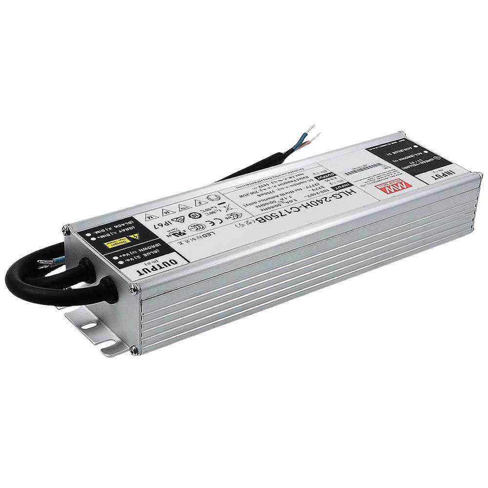 明纬电源 HLG-240H-C2100AB 250W恒流型LED深井灯驱动器