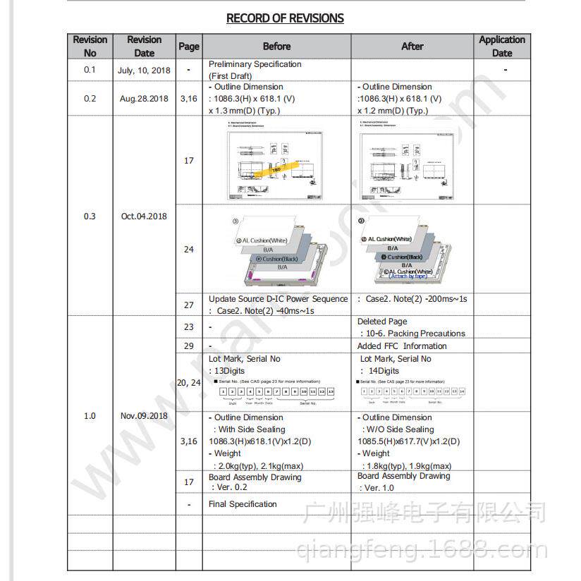 LC490EQ9-SMA1原装LG49寸高清液晶玻璃显示屏商用