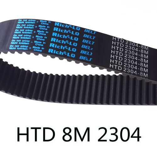 橡胶同步带HTD 8M2304STS RPP YU 288双面齿形带DA DB加海绵彩