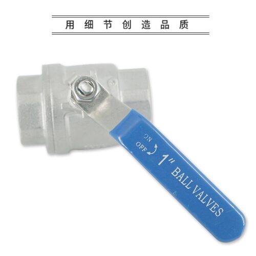 304不锈钢二片式球阀内丝螺纹两片全通径丝扣水阀3分4分6分1寸2寸
