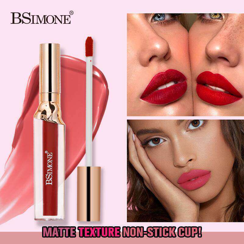 Velvet Matte Lip Gloss 防水持妆不沾杯丝绒哑光唇釉