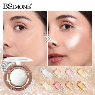 Baked Single Highlighter Powder 闪透亮肤面部提亮粉