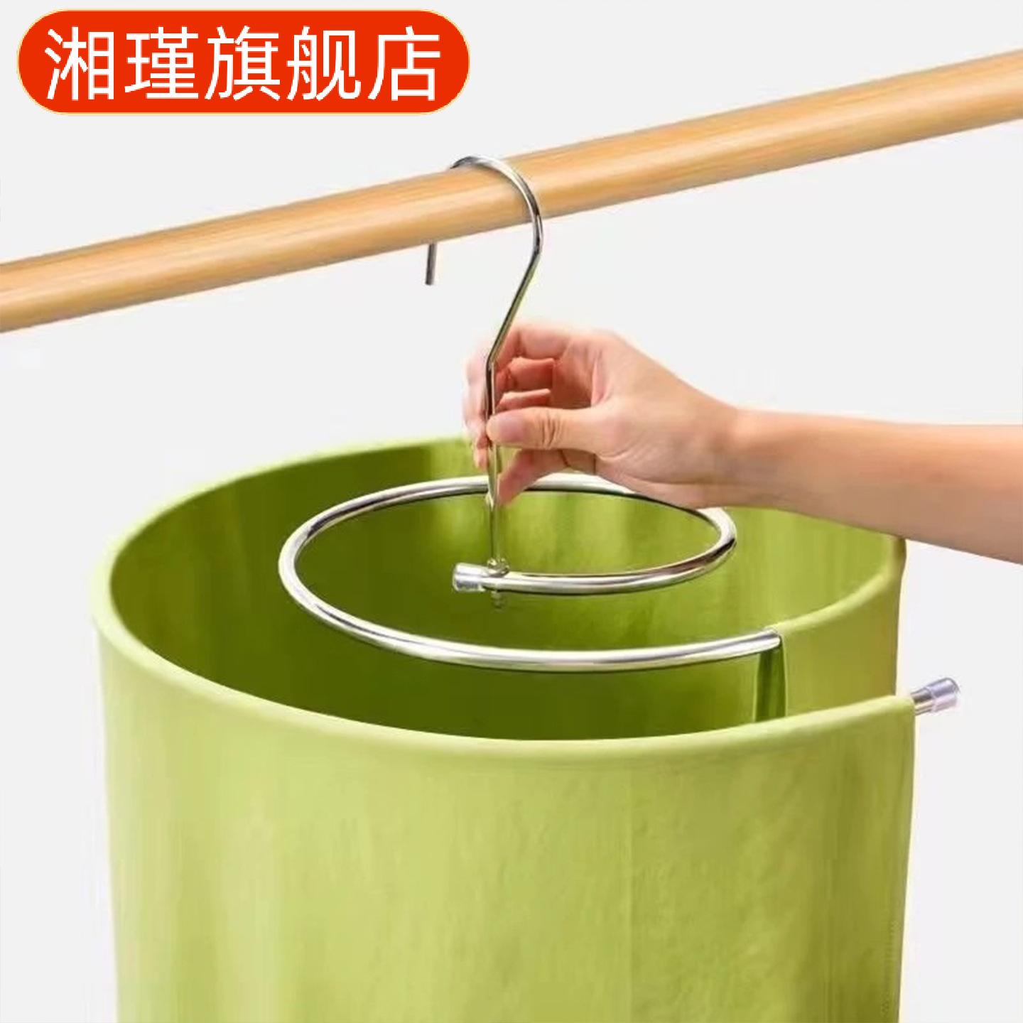 圆形折叠螺旋式晾衣架｜晒被子